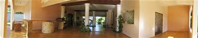 Inside front of open-air reception hall Inside front of open-air reception hall