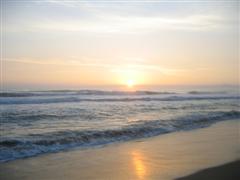 Vecinos beach at sunrise