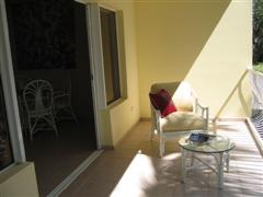 Sunny balcony with lots of space